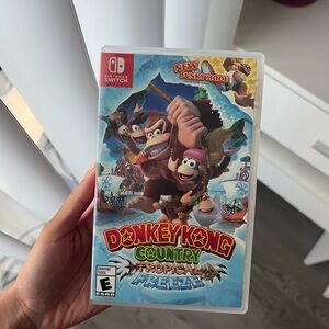 Nintendo Donkey Kong Country: Tropical Freeze – Blue & White Game Case